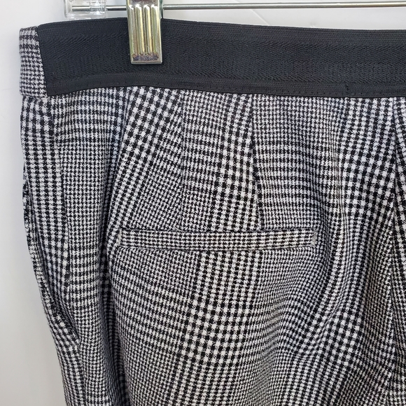 ZARA Pull On Plaid Pants Sz M - Picture 9 of 14